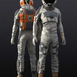 现代宇航员3D模型下载